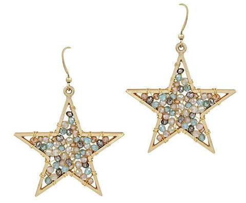 STAR DANGLE EARRAING - catherinekcollections