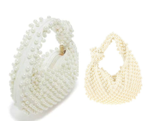 Pearl studded bag - catherinekcollections