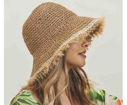STRAW HAT BUCKET - catherinekcollections