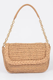 STRAW CROSSBODY BAG - catherinekcollections