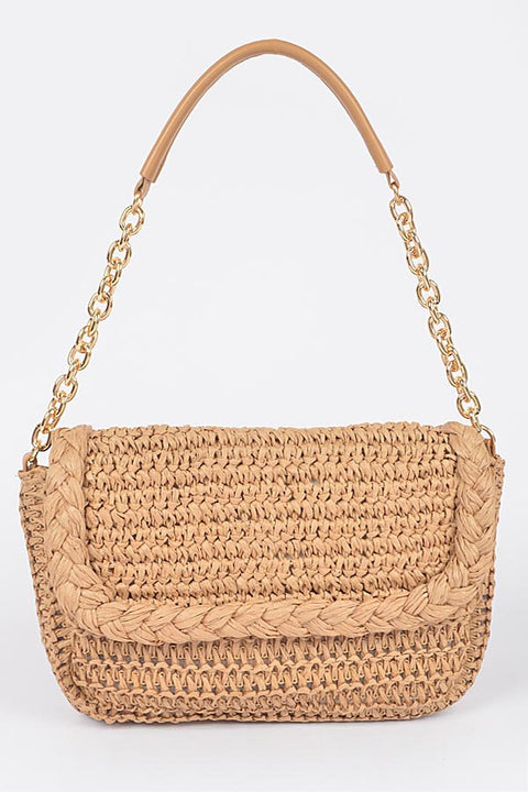 STRAW CROSSBODY BAG - catherinekcollections