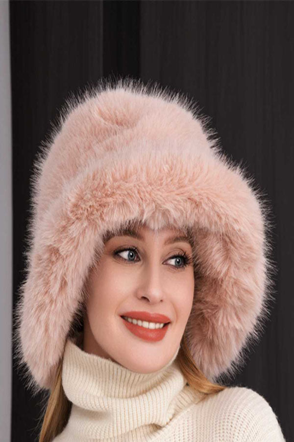 FUR BUCKET HAT - catherinekcollections