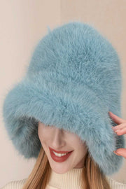 FUR BUCKET HAT - catherinekcollections