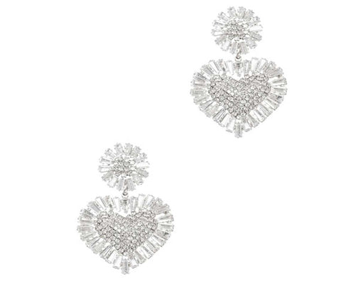 Heart Stud EARRINGS - catherinekcollections